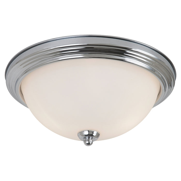 Myhouse Lighting Generation Lighting - 77064-05 - Two Light Flush Mount - Geary - Chrome