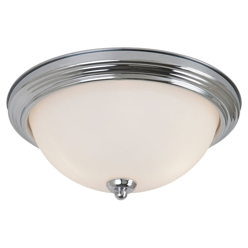 Myhouse Lighting Generation Lighting - 77065-05 - Three Light Flush Mount - Geary - Chrome