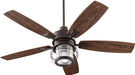 Myhouse Lighting Quorum - 13525-44 - 52"Patio Fan - Galveston - Toasted Sienna