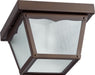 Myhouse Lighting Quorum - 3080-7-86 - One Light Ceiling Mount - 3080 Ceiling Mounts - Oiled Bronze