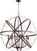 Myhouse Lighting Quorum - 6009-8-86 - Eight Light Chandelier - Celeste - Oiled Bronze