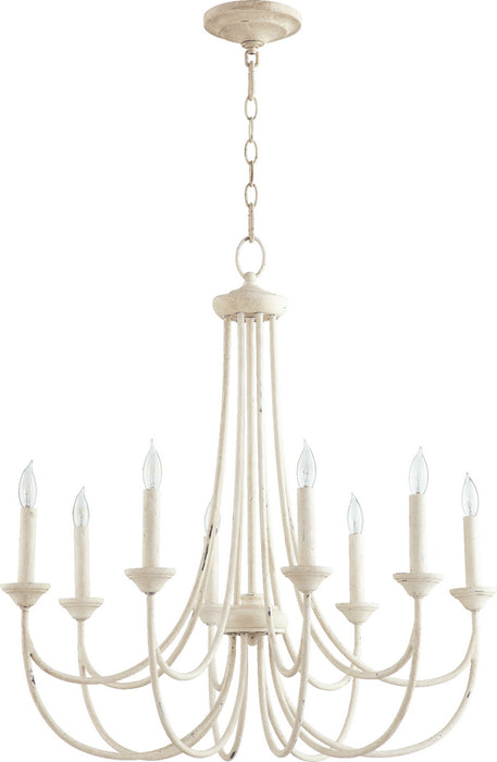 Myhouse Lighting Quorum - 6250-8-70 - Eight Light Chandelier - Brooks - Persian White