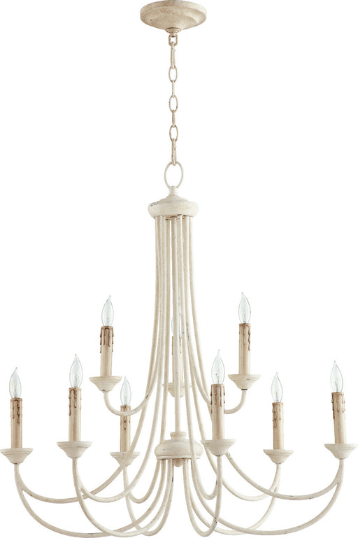 Myhouse Lighting Quorum - 6250-9-70 - Nine Light Chandelier - Brooks - Persian White