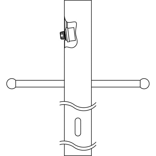 Myhouse Lighting Kichler - 9502BK - Post w/Int Photocell & Ladder - Accessory - Black