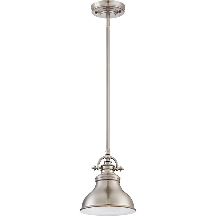 Myhouse Lighting Quoizel - ER1508BN - One Light Mini Pendant - Emery - Brushed Nickel