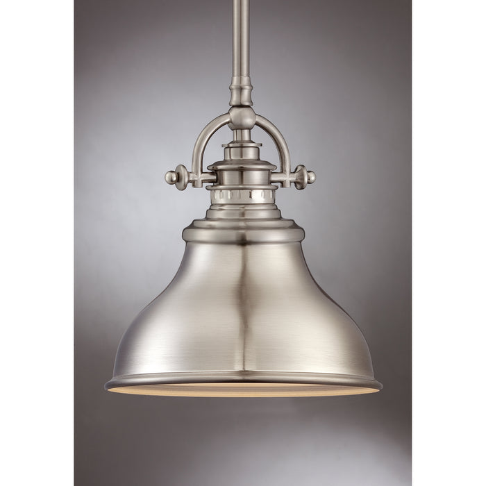 Myhouse Lighting Quoizel - ER1508BN - One Light Mini Pendant - Emery - Brushed Nickel