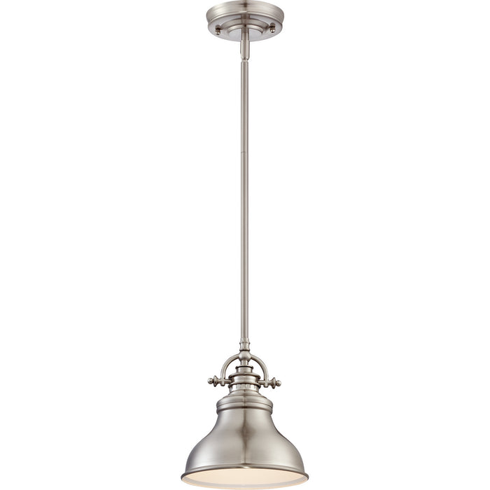 Myhouse Lighting Quoizel - ER1508BN - One Light Mini Pendant - Emery - Brushed Nickel