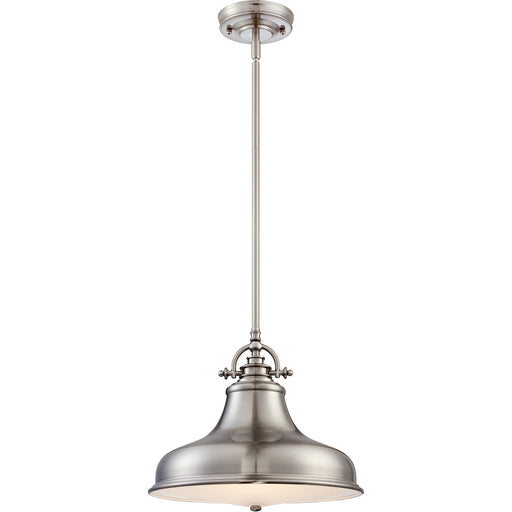 Myhouse Lighting Quoizel - ER1814BN - One Light Pendant - Emery - Brushed Nickel