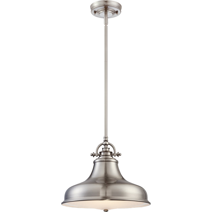 Myhouse Lighting Quoizel - ER1814BN - One Light Pendant - Emery - Brushed Nickel