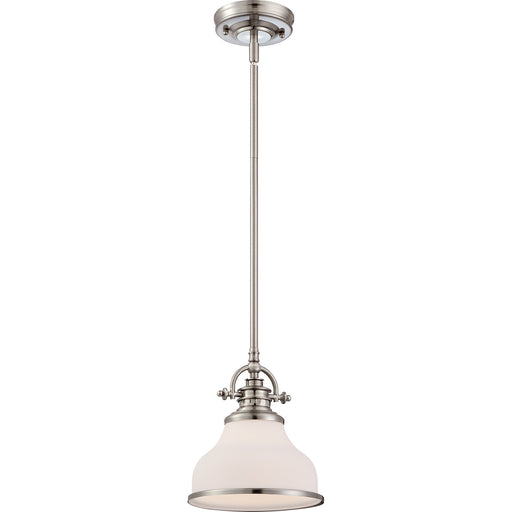 Myhouse Lighting Quoizel - GRT1508BN - One Light Mini Pendant - Grant - Brushed Nickel