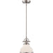 Myhouse Lighting Quoizel - GRT2814BN - One Light Pendant - Grant - Brushed Nickel