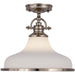 Myhouse Lighting Quoizel - GRT2814BN - One Light Pendant - Grant - Brushed Nickel