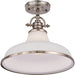 Myhouse Lighting Quoizel - GRT2814BN - One Light Pendant - Grant - Brushed Nickel