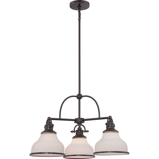 Myhouse Lighting Quoizel - GRT5103PN - Three Light Chandelier - Grant - Palladian Bronze