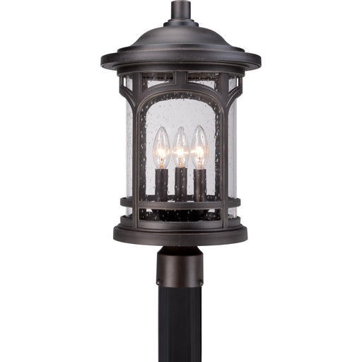 Myhouse Lighting Quoizel - MBH9011PN - Three Light Outdoor Post Lantern - Marblehead - Palladian Bronze