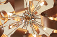 Myhouse Lighting Quoizel - RBN2823SG - 12 Light Pendant - Ribbons - Satin Copper