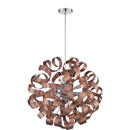 Myhouse Lighting Quoizel - RBN2823SG - 12 Light Pendant - Ribbons - Satin Copper