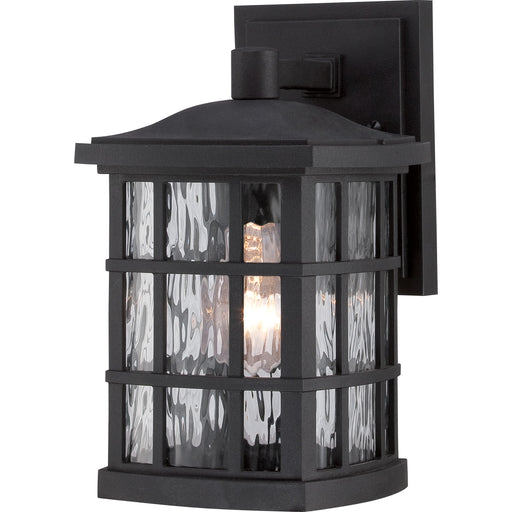 Myhouse Lighting Quoizel - SNN8406K - One Light Outdoor Wall Lantern - Stonington - Mystic Black