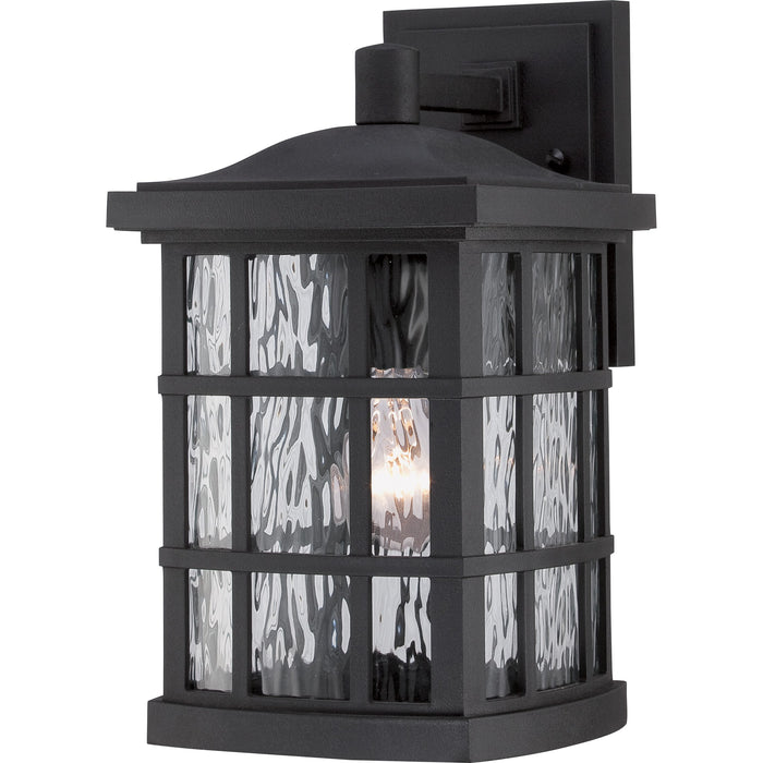 Myhouse Lighting Quoizel - SNN8408K - One Light Outdoor Wall Lantern - Stonington - Mystic Black