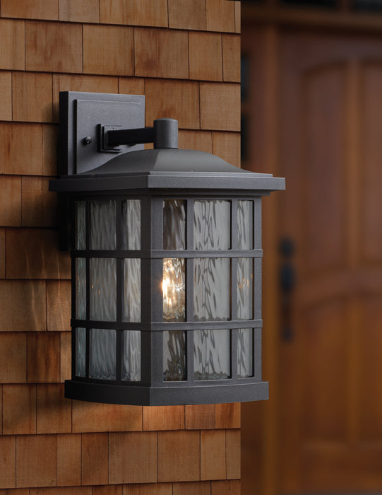 Myhouse Lighting Quoizel - SNN8409K - One Light Outdoor Wall Lantern - Stonington - Mystic Black