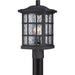 Myhouse Lighting Quoizel - SNN9009K - One Light Outdoor Post Mount - Stonington - Mystic Black