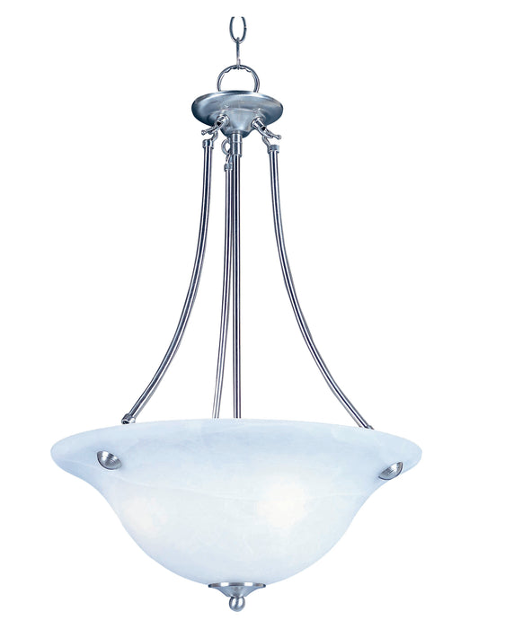 Myhouse Lighting Maxim - 2682FTSN - Three Light Pendant - Malaga - Satin Nickel