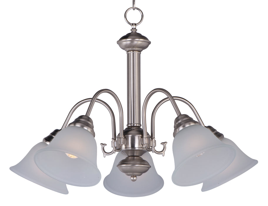 Myhouse Lighting Maxim - 2698FTSN - Five Light Chandelier - Malaga - Satin Nickel