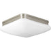 Myhouse Lighting Progress Lighting - P3511-09 - Two Light Flush Mount - Appeal - Opal - Brushed Nickel