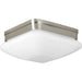 Myhouse Lighting Progress Lighting - P3549-09 - Two Light Flush Mount - Appeal - Opal - Brushed Nickel