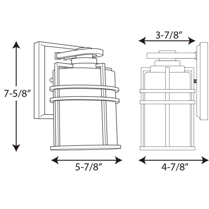 Myhouse Lighting Progress Lighting - P6062-31 - One Light Wall Lantern - Format - Black