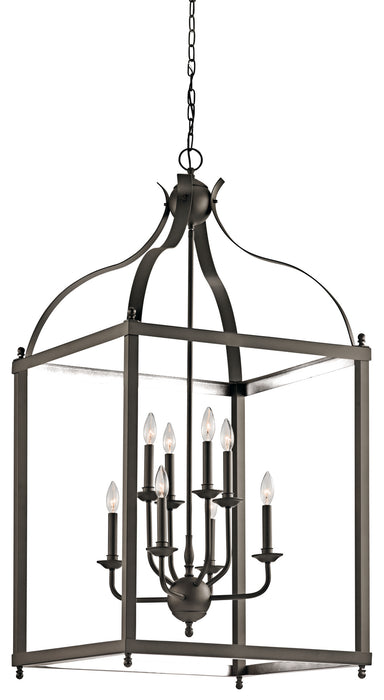 Myhouse Lighting Kichler - 42591OZ - Eight Light Foyer Chandelier - Larkin - Olde Bronze