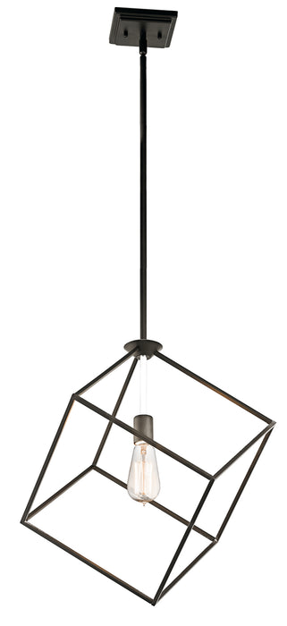 Myhouse Lighting Kichler - 42525OZ - One Light Pendant - Cartone - Olde Bronze