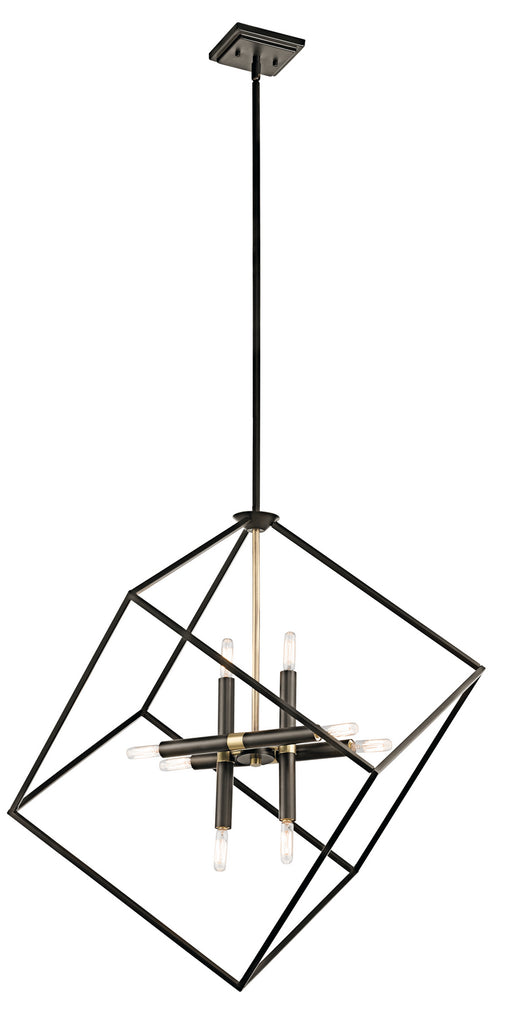 Myhouse Lighting Kichler - 42526OZ - Eight Light Pendant - Cartone - Olde Bronze