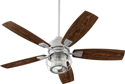 Myhouse Lighting Quorum - 13525-9 - 52"Patio Fan - Galveston - Galvanized