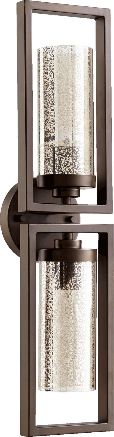 Myhouse Lighting Quorum - 553-2-86 - Two Light Wall Mount - Julian - Oiled Bronze