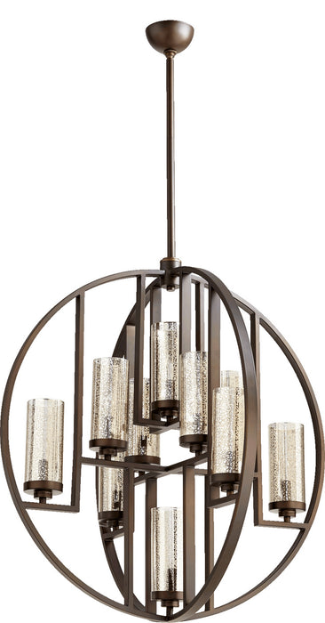 Myhouse Lighting Quorum - 603-10-86 - Ten Light Chandelier - Julian - Oiled Bronze