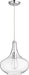 Myhouse Lighting Quorum - 8004-14 - One Light Pendant - 8004 Filament Pendants - Chrome w/ Clear