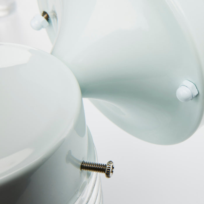 One Light Wall Lantern in White