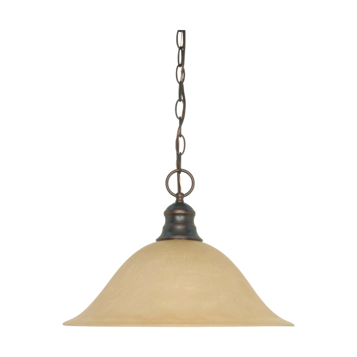 Empire One Light Pendant in Mahogany Bronze