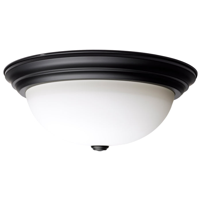 LED Flush Mount in Matte Black