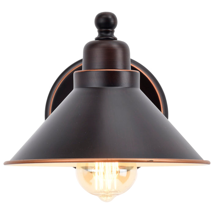 Bridgeview One Light Wall Sconce in Mission Dust Bronze