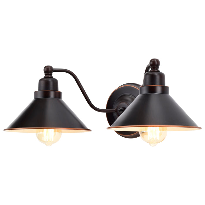 Bridgeview Two Light Wall Sconce in Mission Dust Bronze