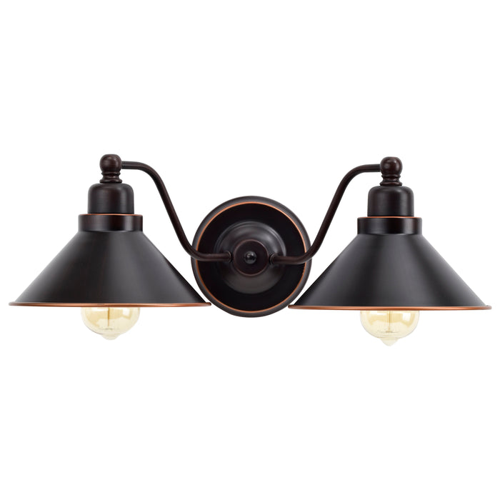 Bridgeview Two Light Wall Sconce in Mission Dust Bronze