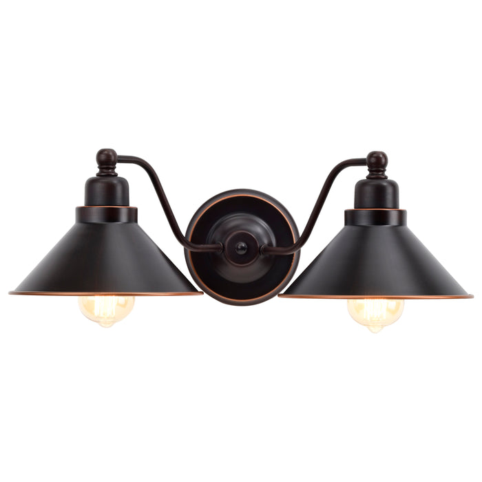 Bridgeview Two Light Wall Sconce in Mission Dust Bronze