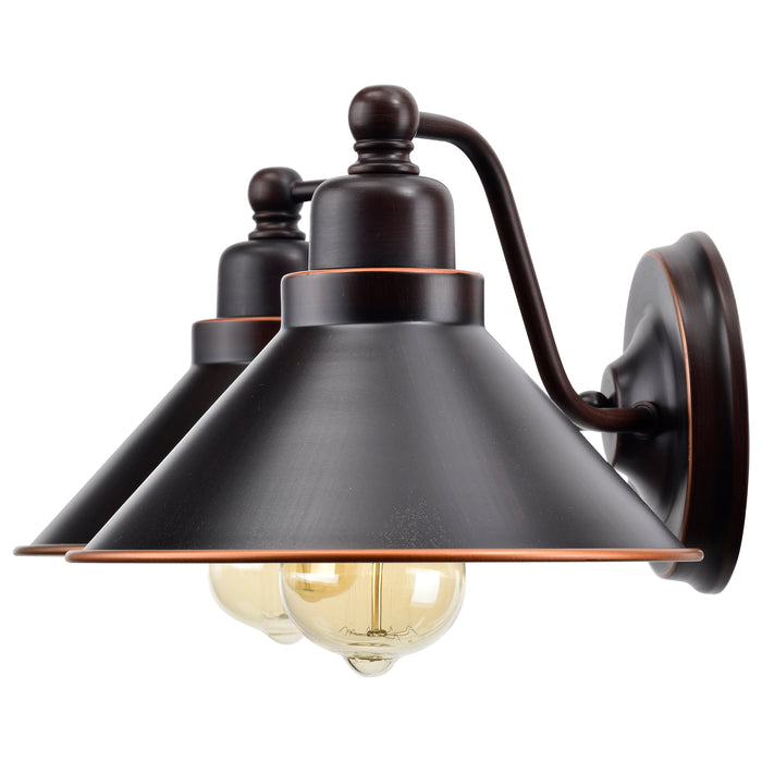 Bridgeview Two Light Wall Sconce in Mission Dust Bronze