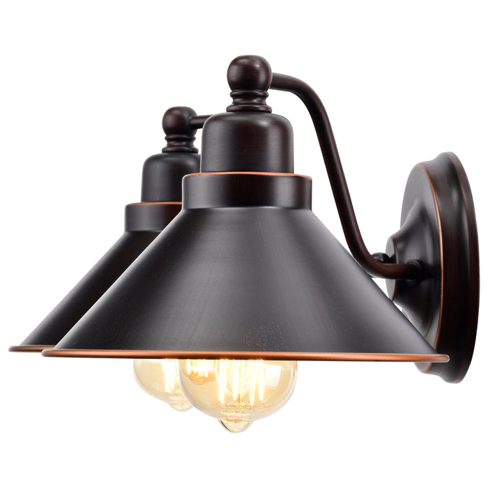 Bridgeview Two Light Wall Sconce in Mission Dust Bronze