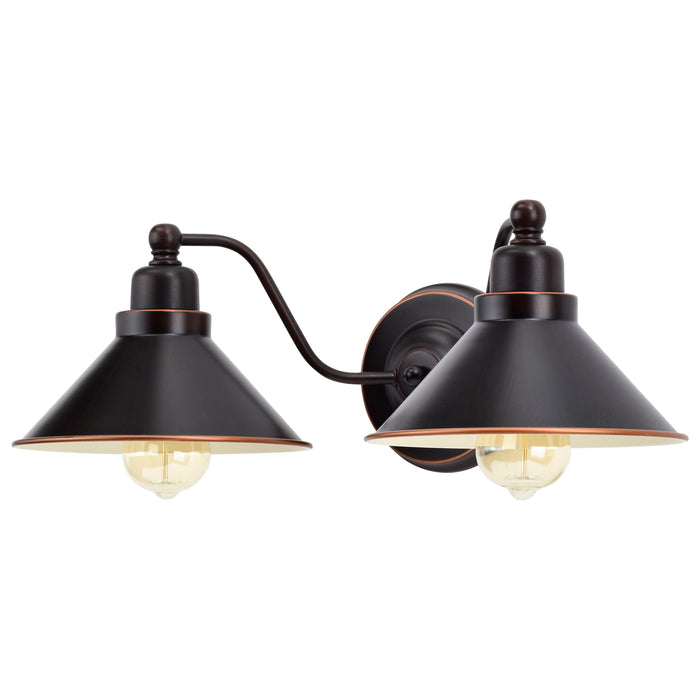 Bridgeview Two Light Wall Sconce in Mission Dust Bronze