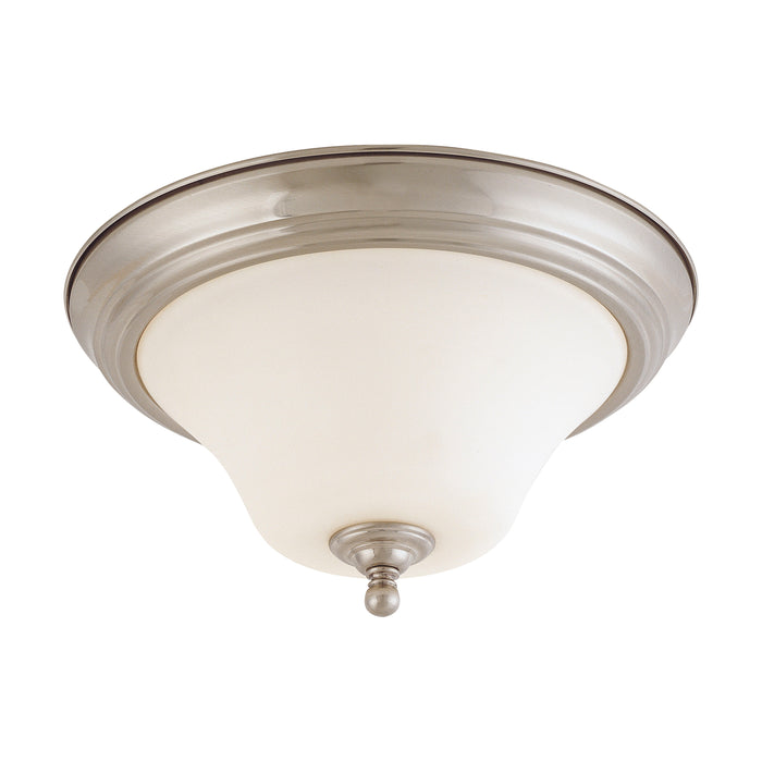 Dupont Two Light Flush Mount in Brushed Nickel