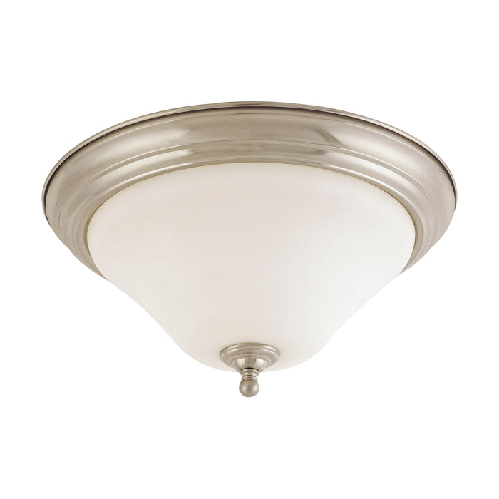 Dupont Two Light Flush Mount in Brushed Nickel