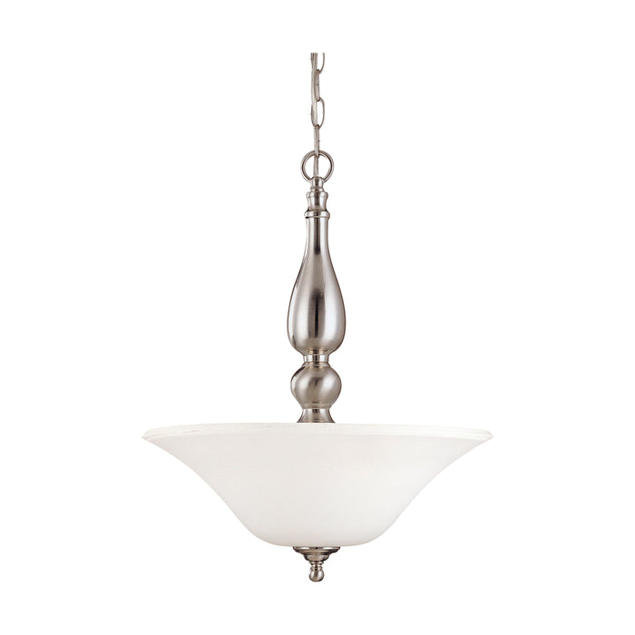 Dupont Three Light Pendant in Brushed Nickel